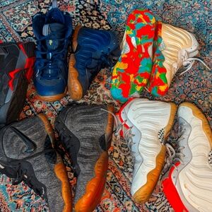 Nike Foamposites 5 pairs of shoes